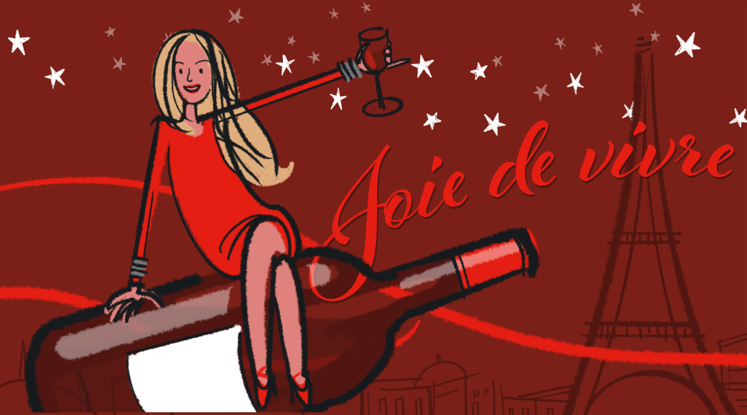 Joie de vivre banner graphic
