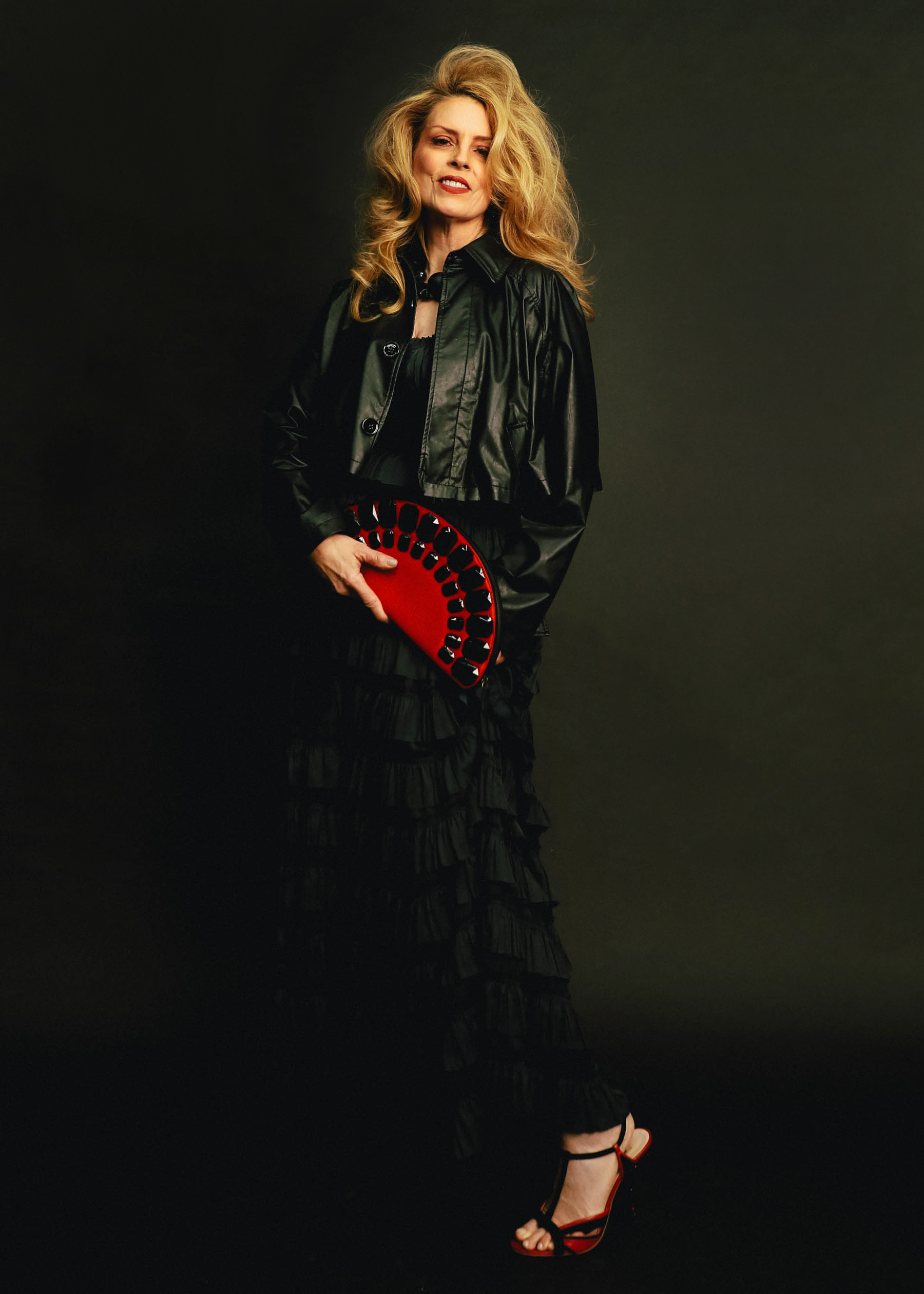 Black dress, jacket and fan purse_Keely_220-2